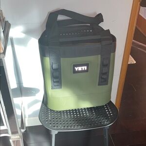 YETI Olive Green and Black Tote Cooler